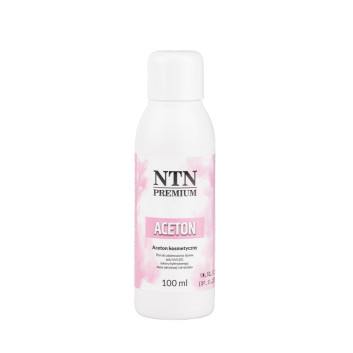 Aceton kosmetyczny NTN Premium płyn do usuwania lakieru hybrydowego 100 ml