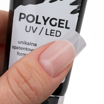 Polygel akrylożel budujący Mollylac HEMA/Di-HEMA Free Clear 50ml Nr 01