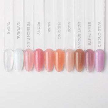 Akrylożel Polygel żel budujący do przedłużania AcrylGel Molly Nails HEMA/Di-HEMA Free Light Brown 30 ml