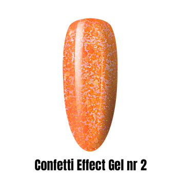 Confetti Effect Gel NR 2 HEMA/Di-HEMA Free 1KG