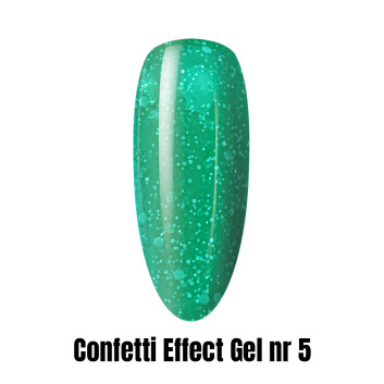 Confetti Effect Gel NR 5 HEMA/Di-HEMA Free 1KG