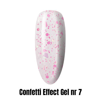 Confetti Effect Gel NR 7 HEMA/Di-HEMA Free 1KG