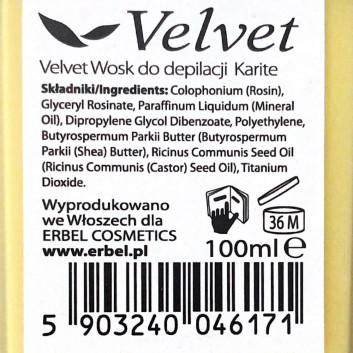 Wosk do depilacji Karite Velvet 100 ml