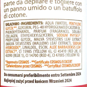 Lotion przed depilacją o działaniu oczyszczającym Arcocere truskawkowy 150ml