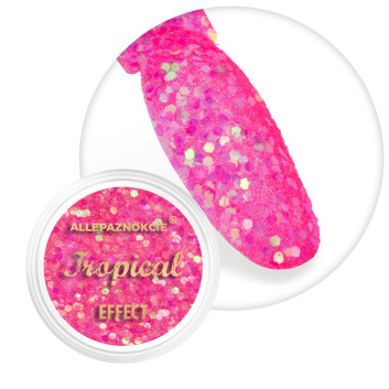 Pyłek do paznokci Tropical Effect Pink candy 1 g Nr 09