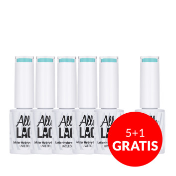 5+1gratis Lakier hybrydowy AlleLac Ice Candy Collection 5g Nr 18