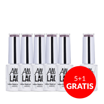 5+1gratis Lakier hybrydowy AlleLac Coffee & Chocolate Collection 5g Nr 49