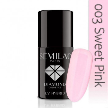 Lakier hybrydowy Semilac Sweet Pink 7ml Nr 003