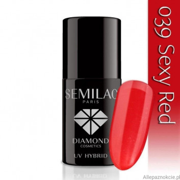 Lakier hybrydowy Semilac Sexy Red 7 ml Nr 039