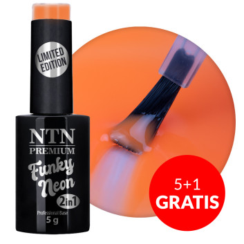5+1gratis Funky Neon Base 2w1 NTN Premium Nr 7 baza średnio elastyczna 5g