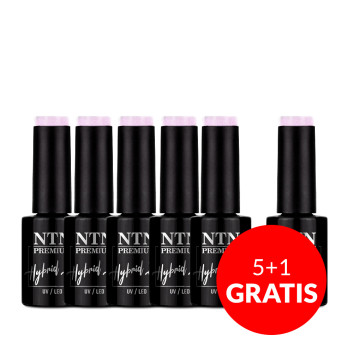 5+1gratis  Lakier hybrydowy Ntn Premium Viral colors 5g Nr 289