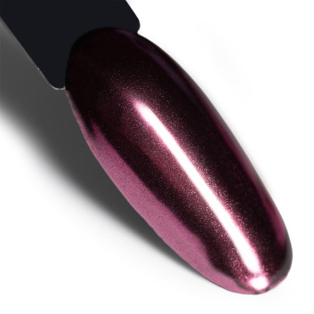 Pyłek lustrzany efekt do zdobień paznokci Glass Effect Deep Pink Nr 4