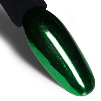 Pyłek lustrzany efekt do zdobień paznokci Glass Effect Green Nr 9