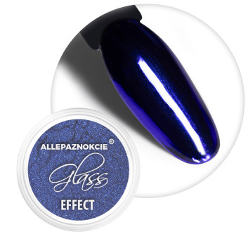 Pyłek lustrzany efekt do zdobień paznokci Glass Effect Navy Nr 11