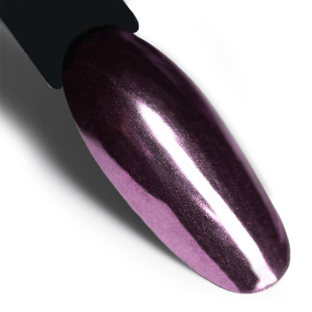 Pyłek lustrzany efekt do zdobień paznokci MollyLac Glass Effect Lilac Nr 6
