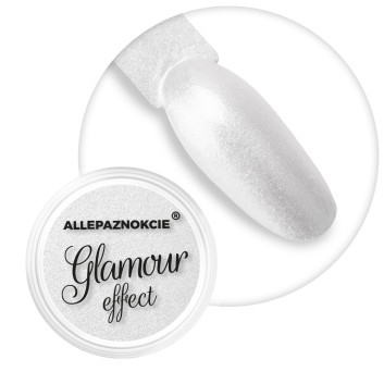 Pyłek do paznokci Glamour Effect Silver 1 g Nr 1