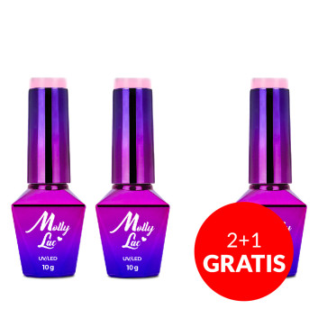 2+1gratis Lakier hybrydowy MollyLac Miss Iconic Naive 10g Nr 514