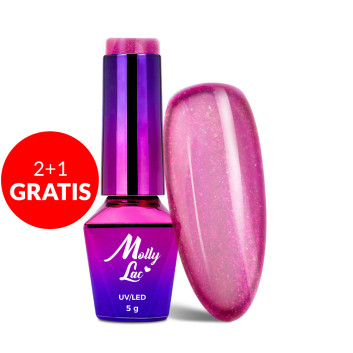 2+1gratis Lakier hybrydowy MollyLac The Secret Of Chameleon Intensive Touch 5g Nr 583