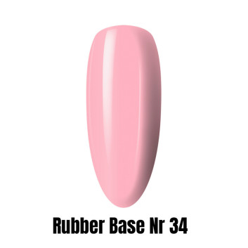 Rubber Base baza kauczukowa cover 1kg HEMA/Di-HEMA Free nr 34