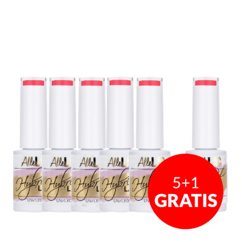 5+1gratis Lakier hybrydowy AlleLac Ice Candy Collection 5g Nr 17