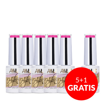 5+1gratis Lakier hybrydowy AlleLac Fanaberia Collection 5g Nr 26