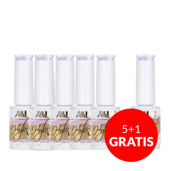 5+1gratis Lakier hybrydowy AlleLac Macaroons & Muffins Collection 5g Nr 114