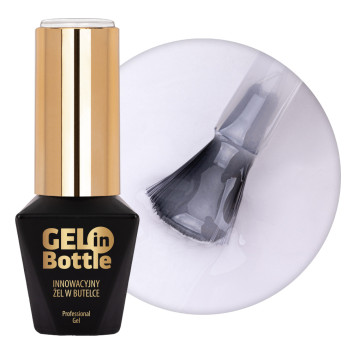 Żel do paznokci w butelce z pędzelkiem wielofunkcyjny Gel in Bottle Molly Nails White Angel 10g
