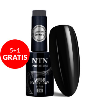 5+1gratis Lakier hybrydowy NTN Premium After Midnight Collection 5g Nr 72