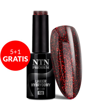 5+1gratis Lakier hybrydowy NTN Premium After Midnight Collection 5G NR 68