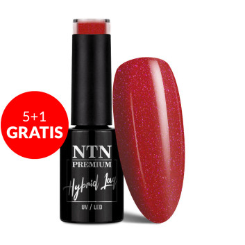 5+1gratis Lakier hybrydowy NTN Premium Fiesta Collection 5G NR 77