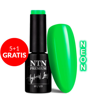 5+1gratis Lakier hybrydowy Ntn Premium Delight Sorbet Collection Neon 5g Nr 146