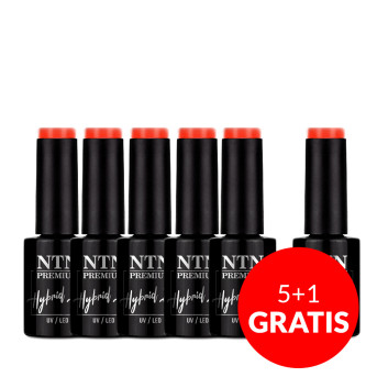 5+1gratis Lakier hybrydowy Ntn Premium Delight Sorbet Collection Neon 5g Nr 153