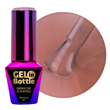 Żel do paznokci w butelce z pędzelkiem wielofunkcyjny Gel in Bottle Molly Nails Tan Line 10g
