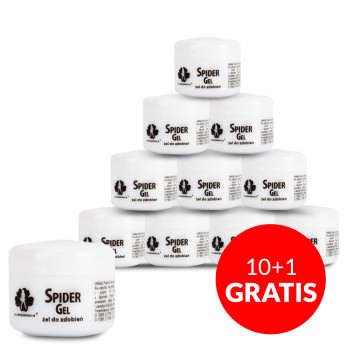 10+1gratis Żel do zdobień Spider Gel Allepaznokcie biały white 3ml