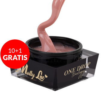 10+1gratis Żel budujący z tiksotropią MollyLac One Drop Tixology Hot Latte 50g