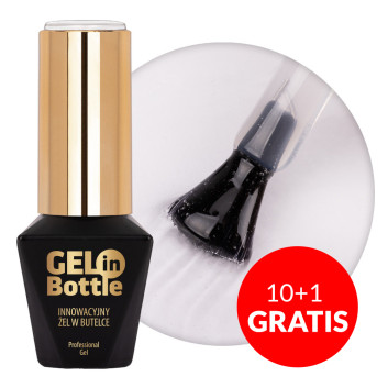 10+1gratis Żel do paznokci w butelce z pędzelkiem wielofunkcyjny Gel in Bottle Molly Nails Clear 10g