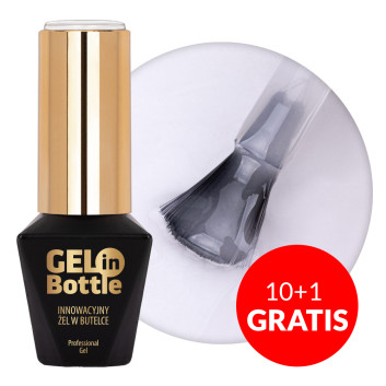 10+1gratis Żel do paznokci w butelce z pędzelkiem wielofunkcyjny Gel in Bottle Molly Nails White Angel 10g