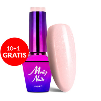 10+1gratis Lakier hybrydowy Molly Nails Madame French Mademoiselle 8g Nr 425