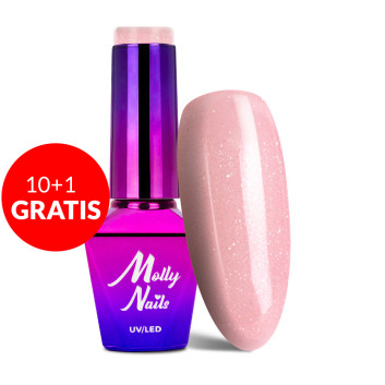 10+1gratis Lakier hybrydowy Molly Nails Madame French Cherie  8g Nr 428