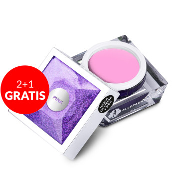 2+1gratis Żel do zdobień Artistic Gel paint gel ombre ornamenty Allepaznokcie Art Pink Różowy HEMA /Di-HEMA free 5g Nr 7