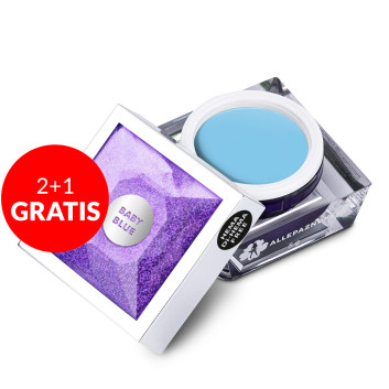 2+1gratis Żel do zdobień Artistic Gel paint gel ombre ornamenty Allepaznokcie Art Baby Blue Błękitny HEMA /Di-HEMA free 5g Nr 11