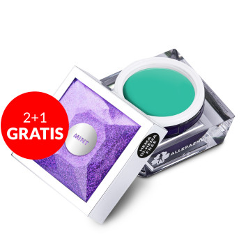 2+1gratis Żel do zdobień Artistic Gel paint gel ombre ornamenty Allepaznokcie Art Mint Miętowy HEMA /Di-HEMA free 5g Nr 13