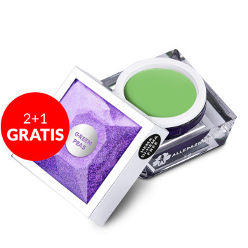 2+1gratis Żel do zdobień Artistic Gel paint gel ombre ornamenty Allepaznokcie Art Green Peas HEMA /Di-HEMA free 5g Nr 24