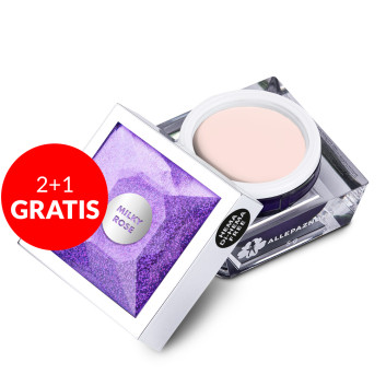 2+1gratis Żel do zdobień Artistic Gel paint gel ombre ornamenty Allepaznokcie Milky Rose HEMA /Di-HEMA free  5g nr 25