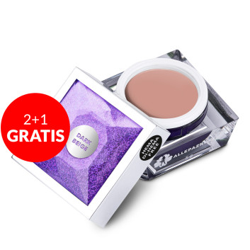 2+1gratis Żel do zdobień Artistic Gel paint gel ombre ornamenty Allepaznokcie Dark Beige HEMA /Di-HEMA free 5g nr 28