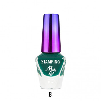 Lakier do stempli i stampingu Molly Lac 10 ml Zielony Nr 8