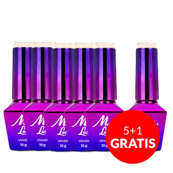 5+1gratis Lakier hybrydowy MollyLac Wedding Yes, I Do I Love Creamy 10g Nr 27