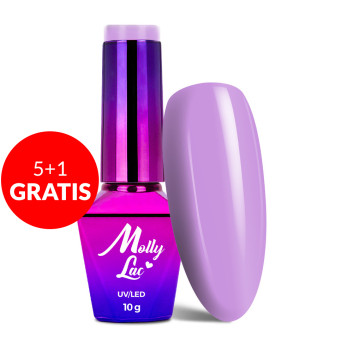 5+1gratis Lakier hybrydowy MollyLac Flamingo Cosmopolitan 10g Nr 142