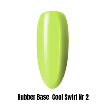 Rubber Base baza kauczukowa neonowa Cool Swirl 1kg Nr 2