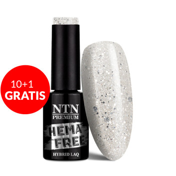 10+1gratis Lakier hybrydowy NTN Premium Fiesta Collection HEMA/Di-HEMA Free 5g Nr 74